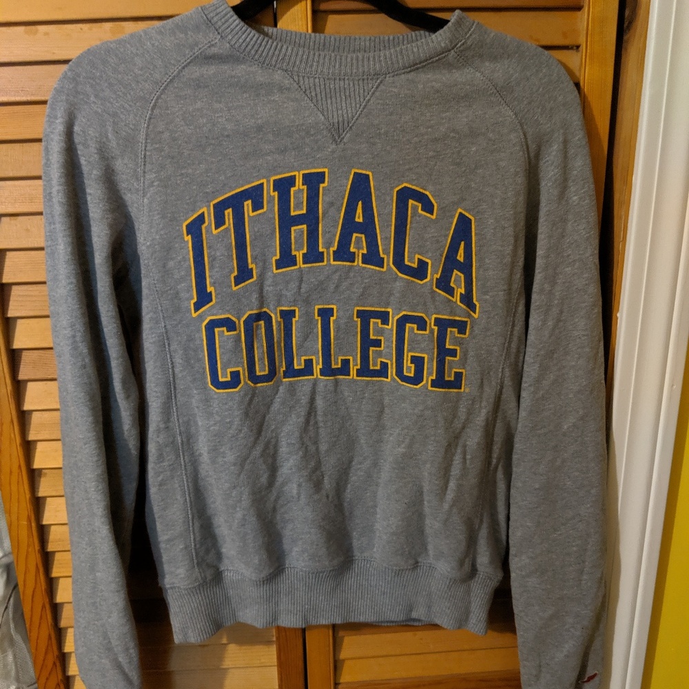 LAST DAY ithaca college crewneck sweatshirt